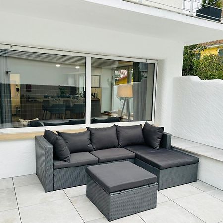 Jacuzzi Terrasse 55' Tv Kueche Regendusche Lägenhet Bad Bellingen Exteriör bild